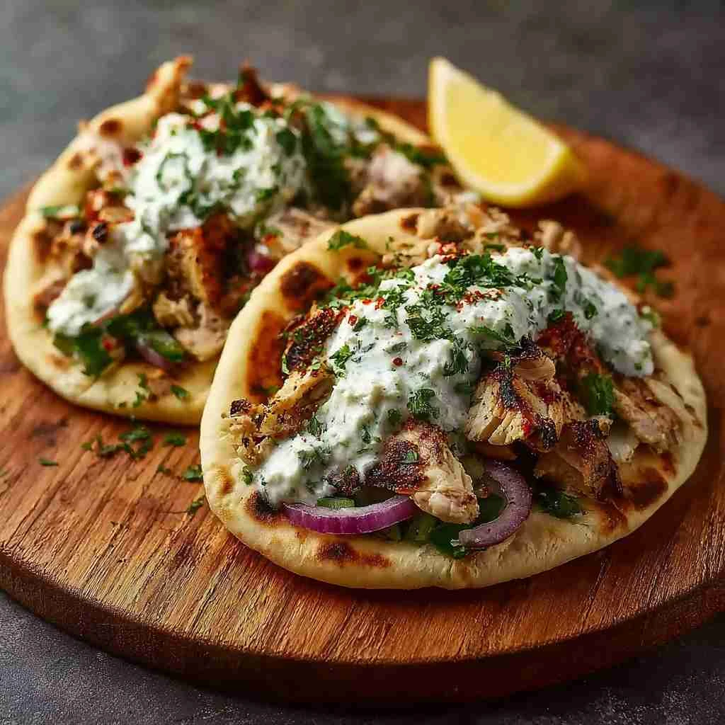 Mediterranean Chicken Gyros