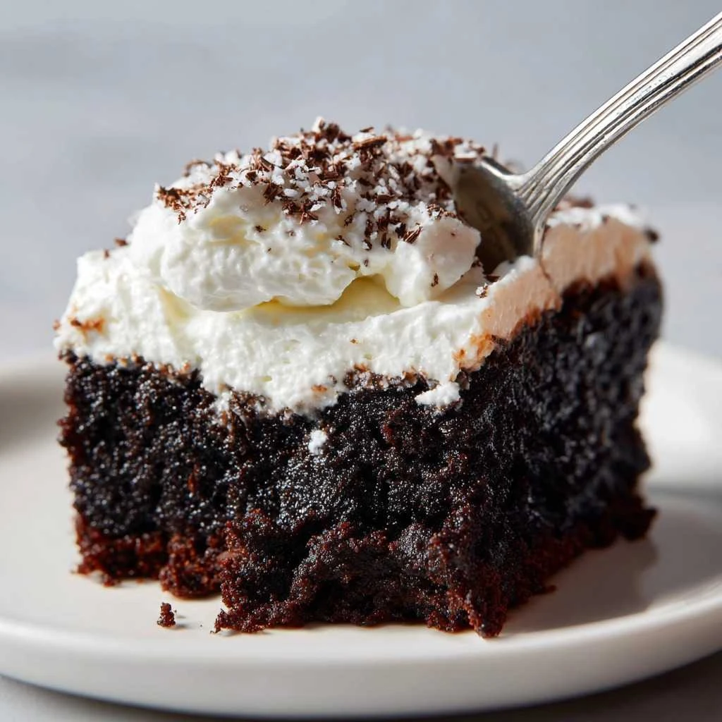 Olive Oil Brownies with Mascarpone Whip