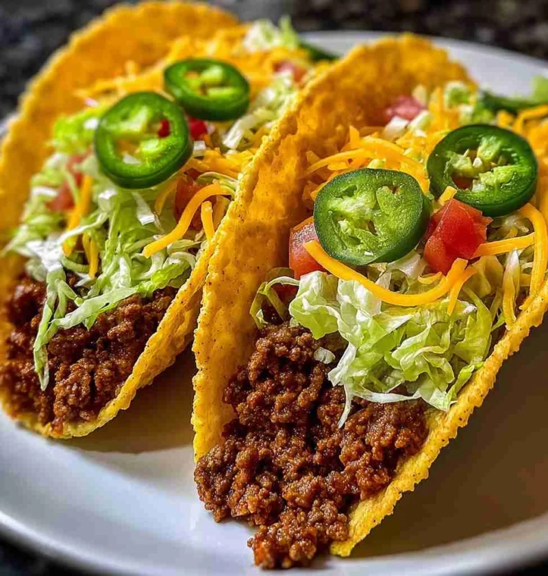 Ovenbaked Cheesy Tacos