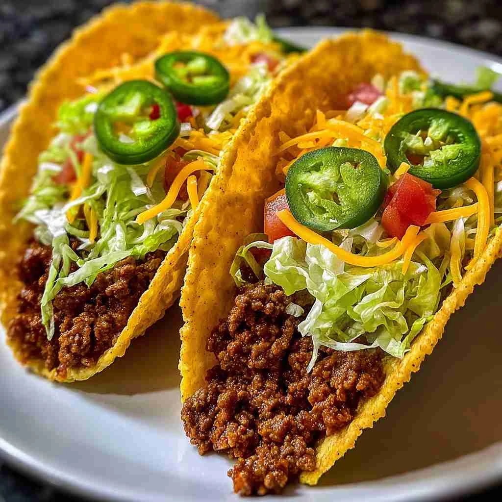 Oven-Baked Cheesy Tacos