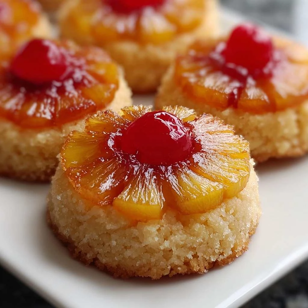 Pineapple Upside Down Sugar Cookies