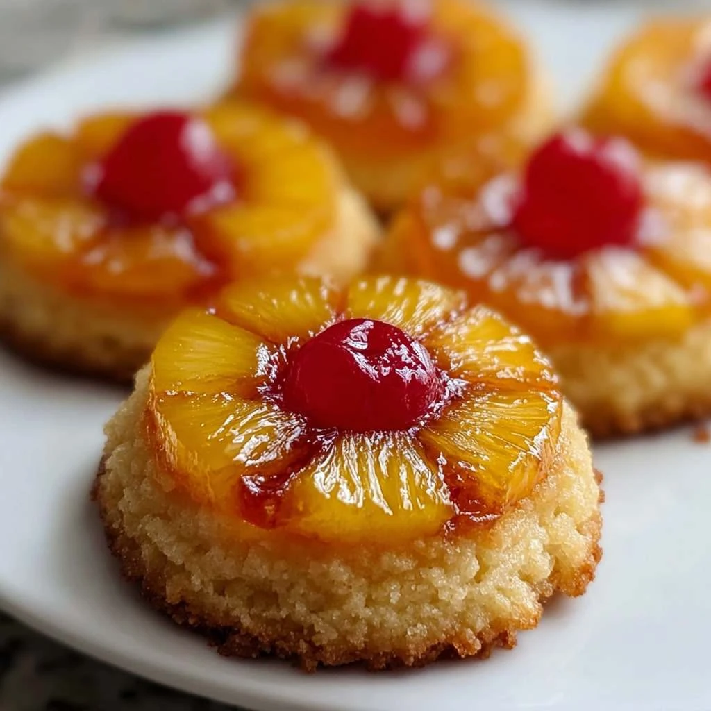 Pineapple Upside Down Sugar Cookies