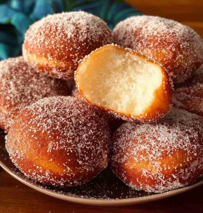 Plain Haupiafilled Malasadas