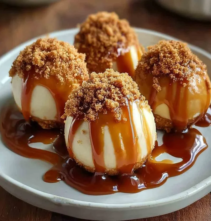Pumpkin Cheesecake Balls Nobake Fall Dessert