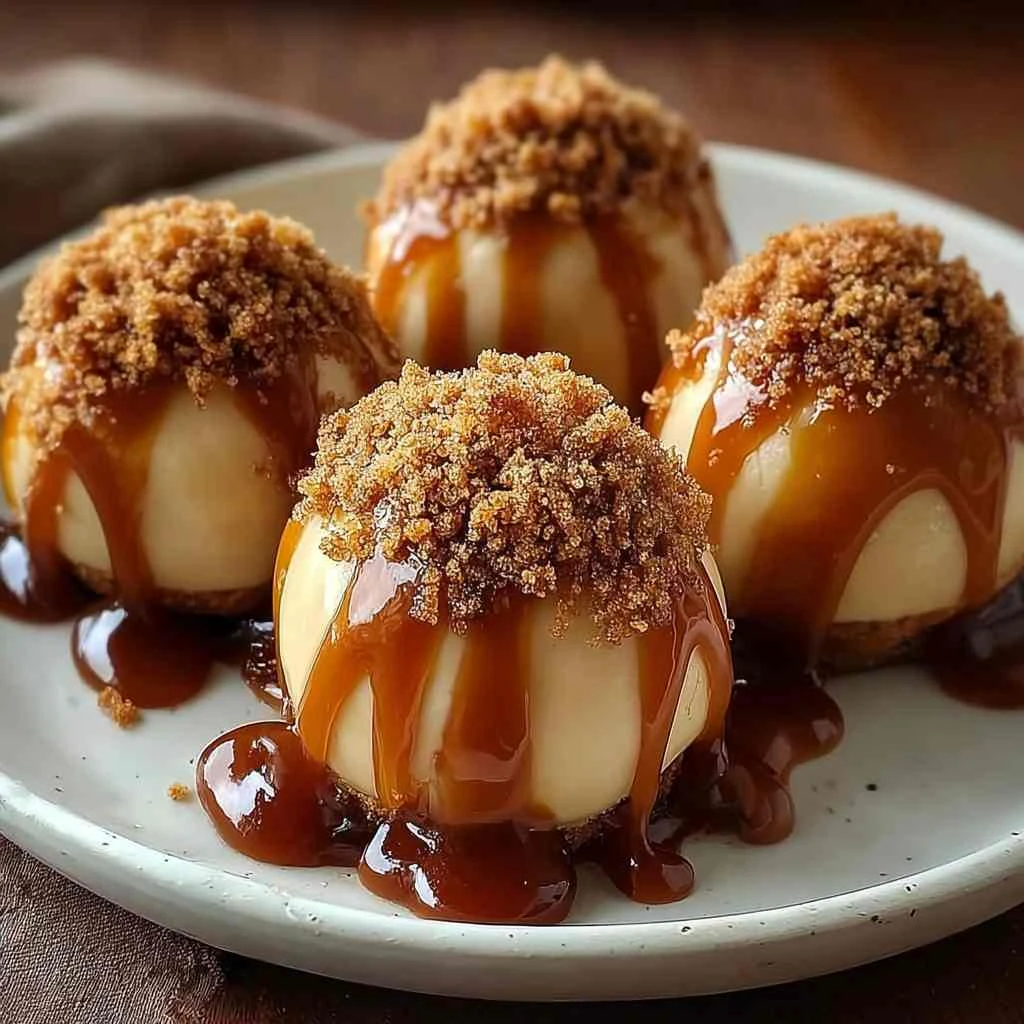 Pumpkin Cheesecake Balls Nobake Fall Dessert