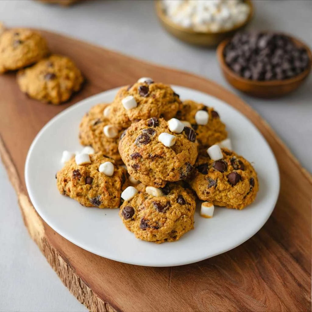 Pumpkin S’mores Cookies