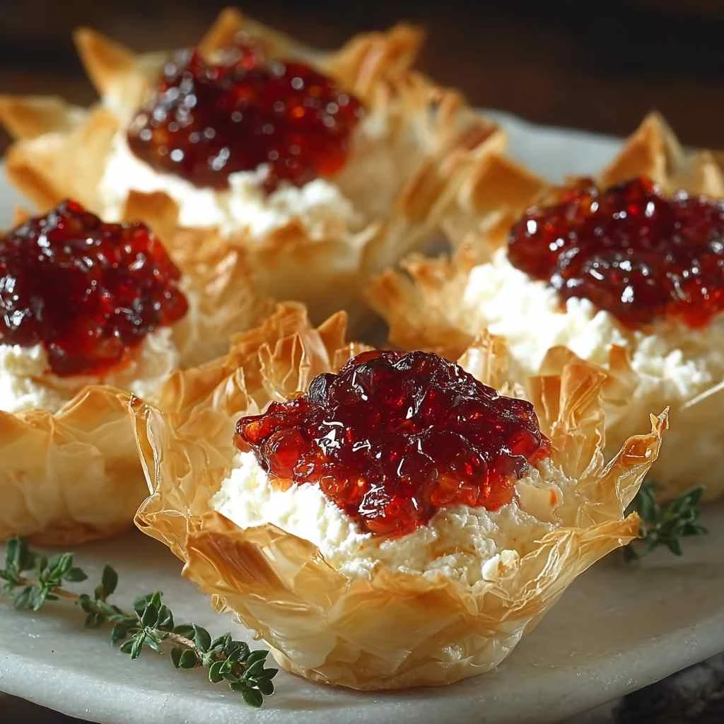 Pepper Jelly Cream Cheese Appetizer Dip Bites Recipe