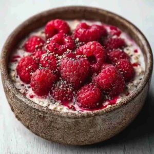 Raspberry Overnight Oats