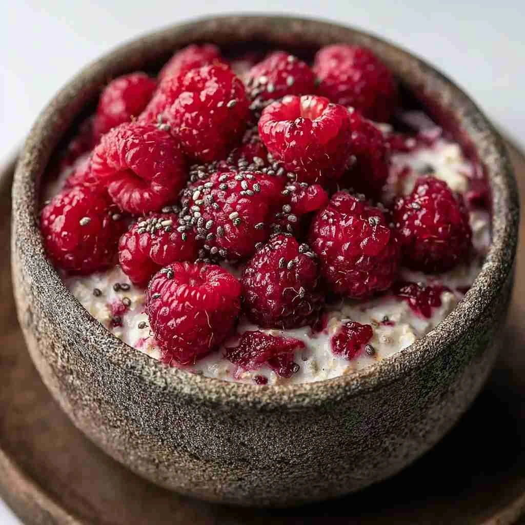 Raspberry Overnight Oats