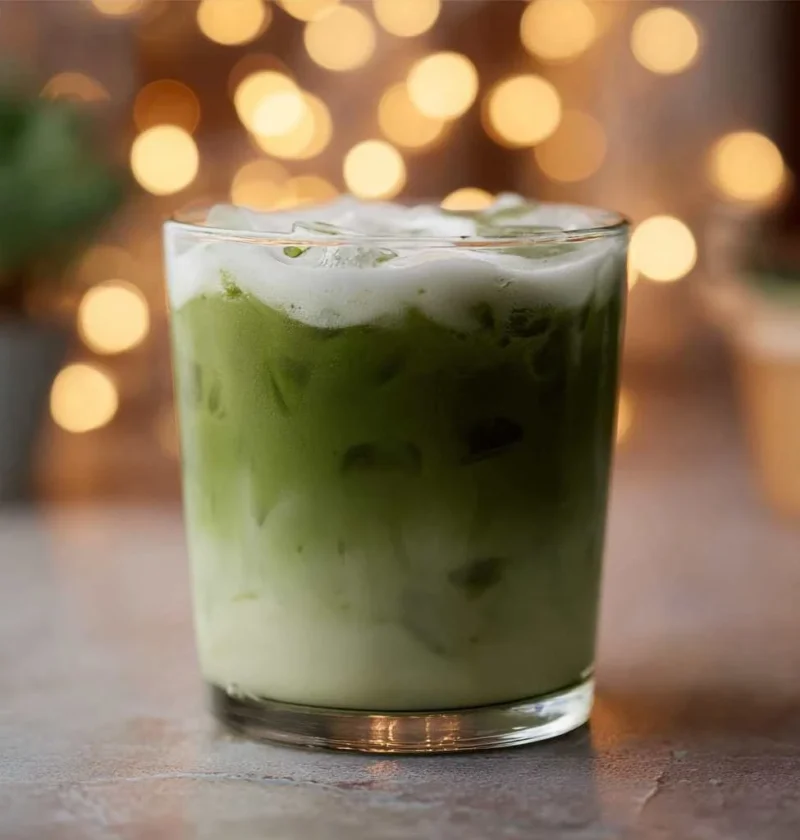 Salted Maple Matcha Latte Iced Creamy