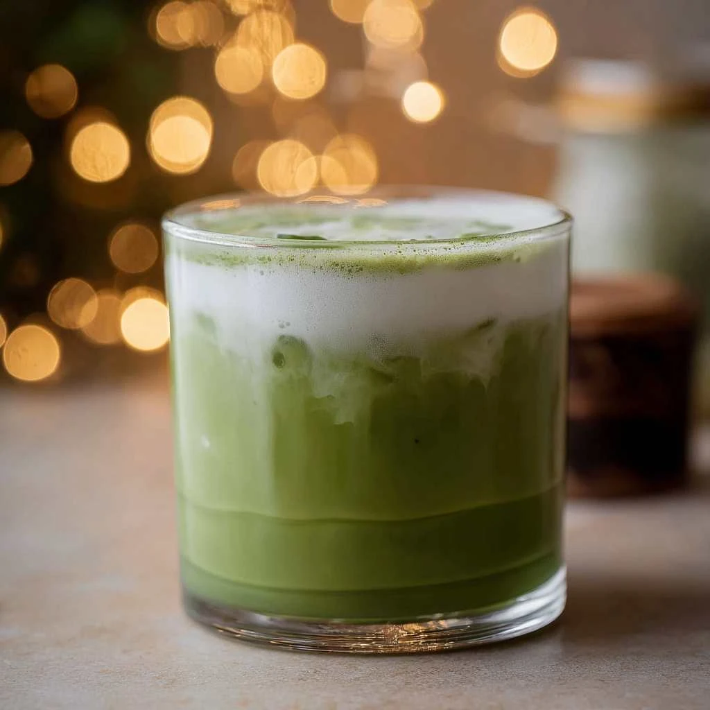 Salted Maple Matcha Latte Iced Creamy