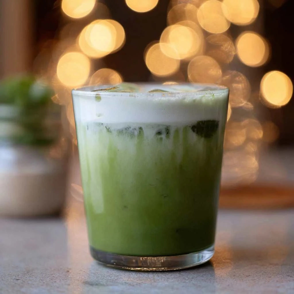 Salted Maple Matcha Latte Iced Creamy