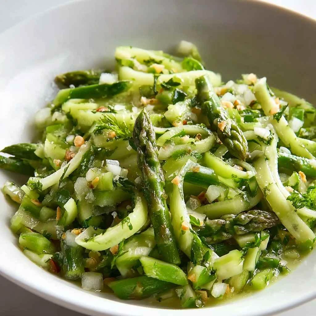 Shaved Asparagus Salad Lemon Dressing