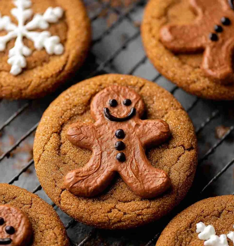 Soft Molasses Cookies