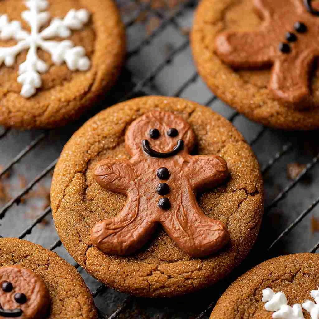 Soft Molasses Cookies