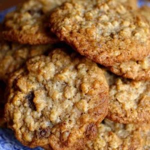 Spiced Chewy Oatmeal Cookies: A Sweet and Satisfying Treat!