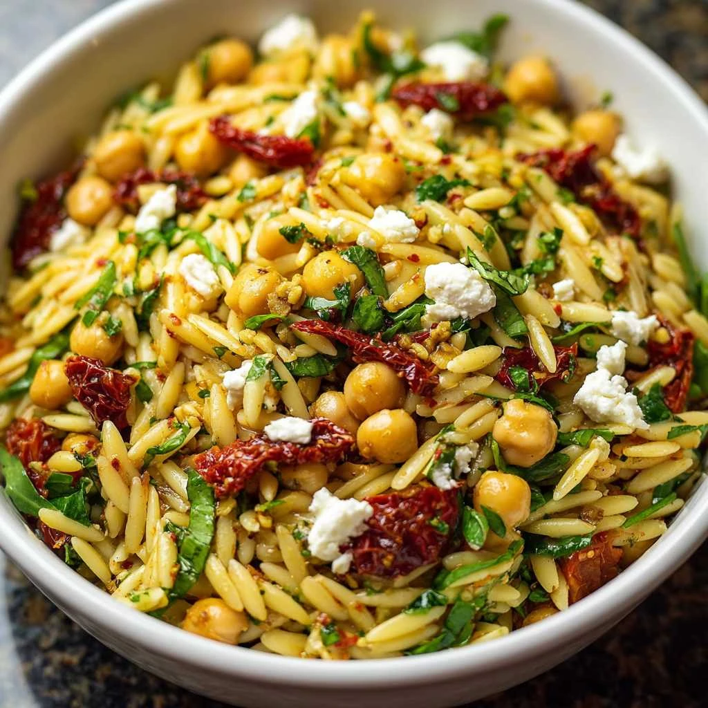Sun Dried Tomato Orzo Pesto
