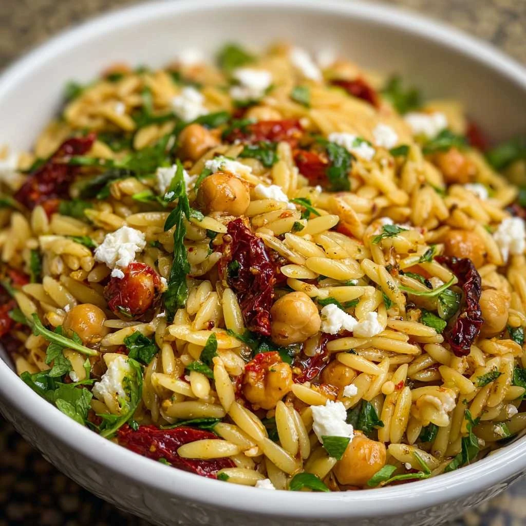 Sun Dried Tomato Orzo Pesto
