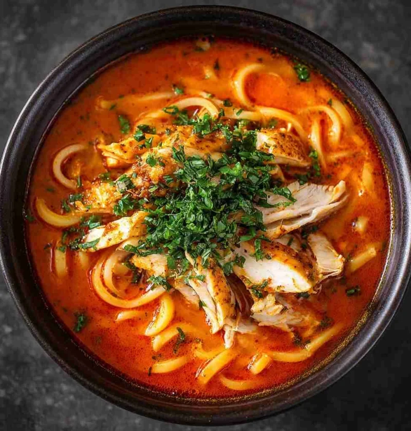 Thai Red Curry Noodle Soup