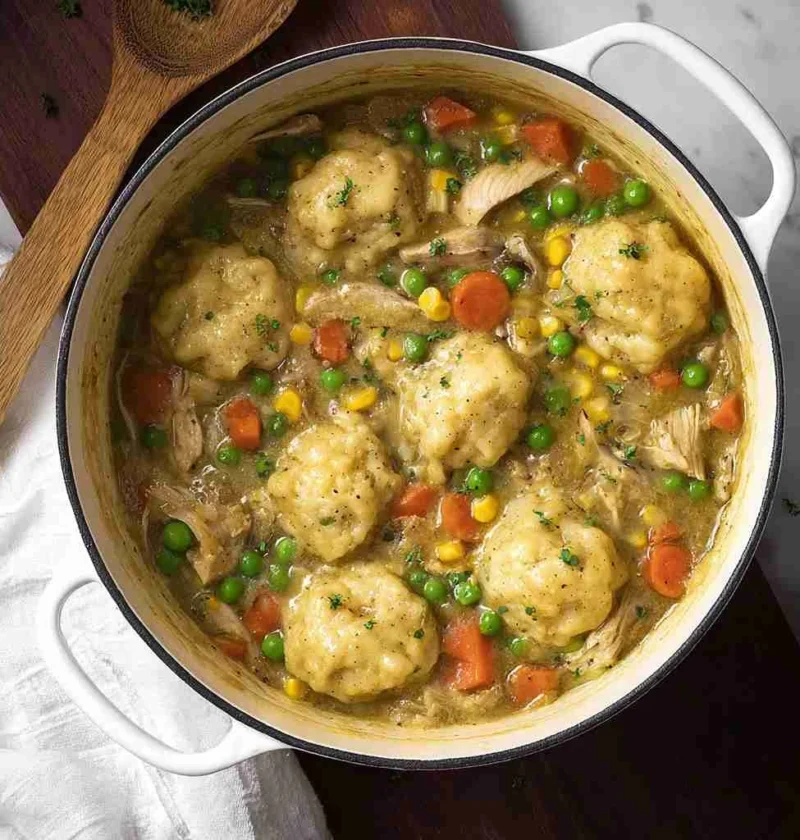 Turkey Cornbread Dumplings