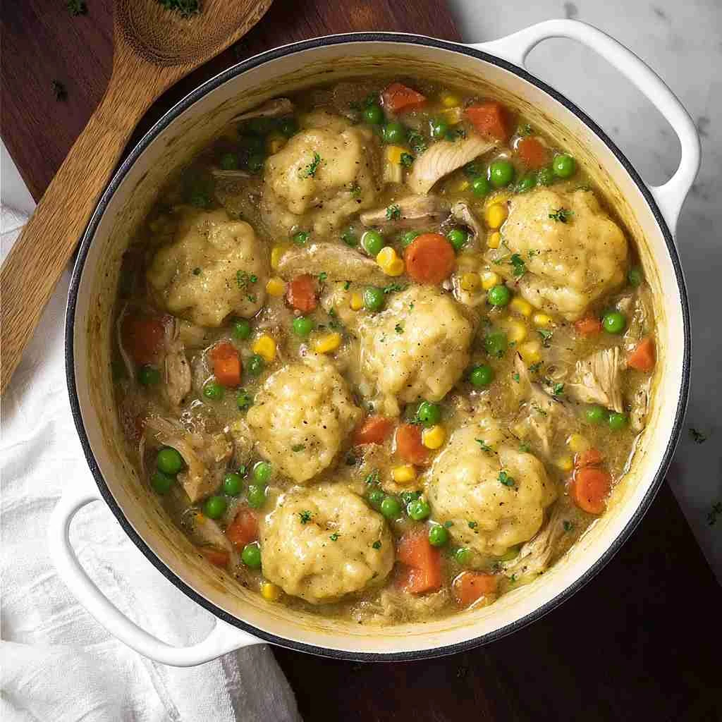 Turkey and Cornbread Dumplings