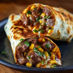 Ultimate Cowboy Butter Steak Burritos with Spicy Garlic Lava