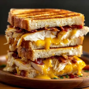 Ultimate Ranch Chicken Melt: Cheddar Bacon Comfort