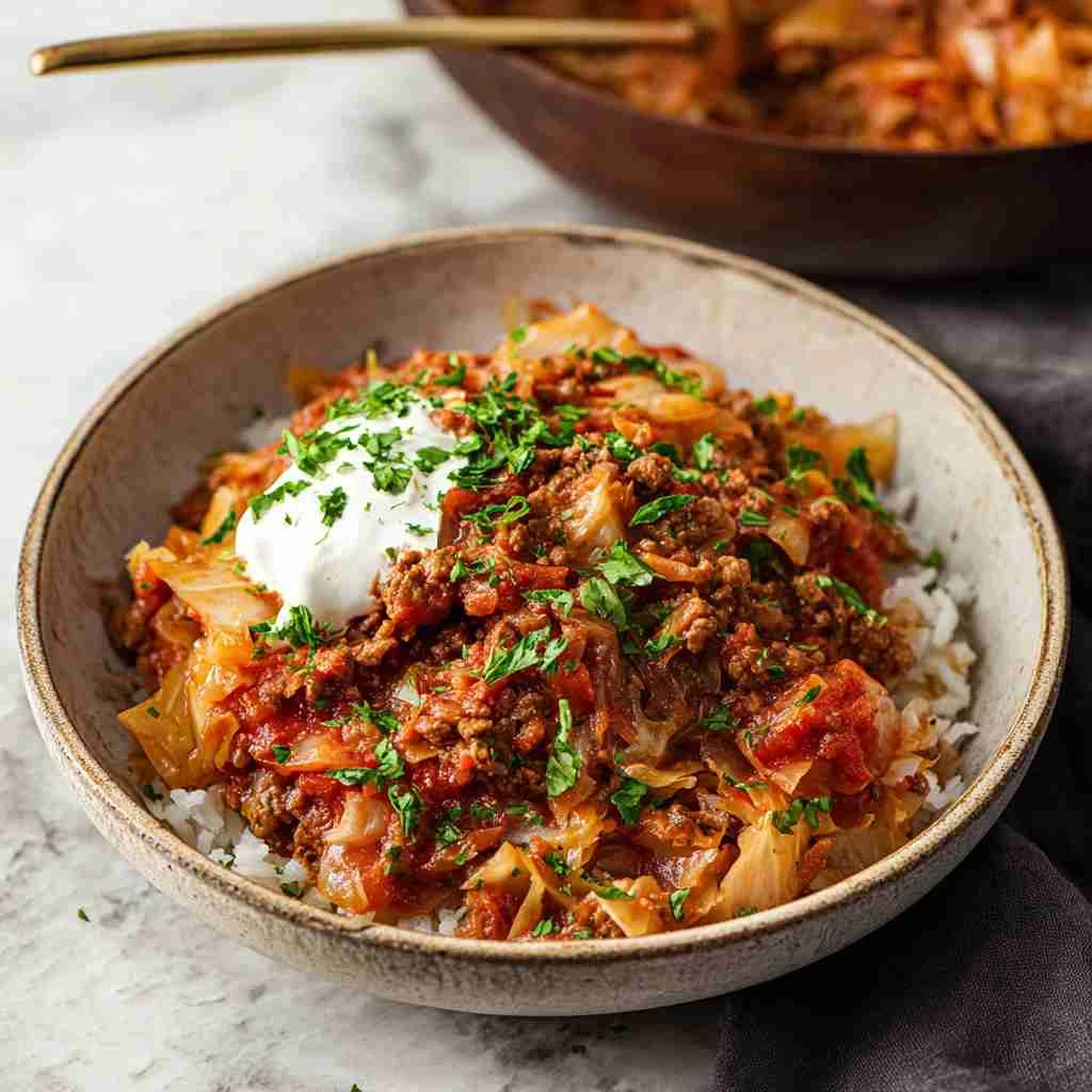 Unstuffed Cabbage Rolls