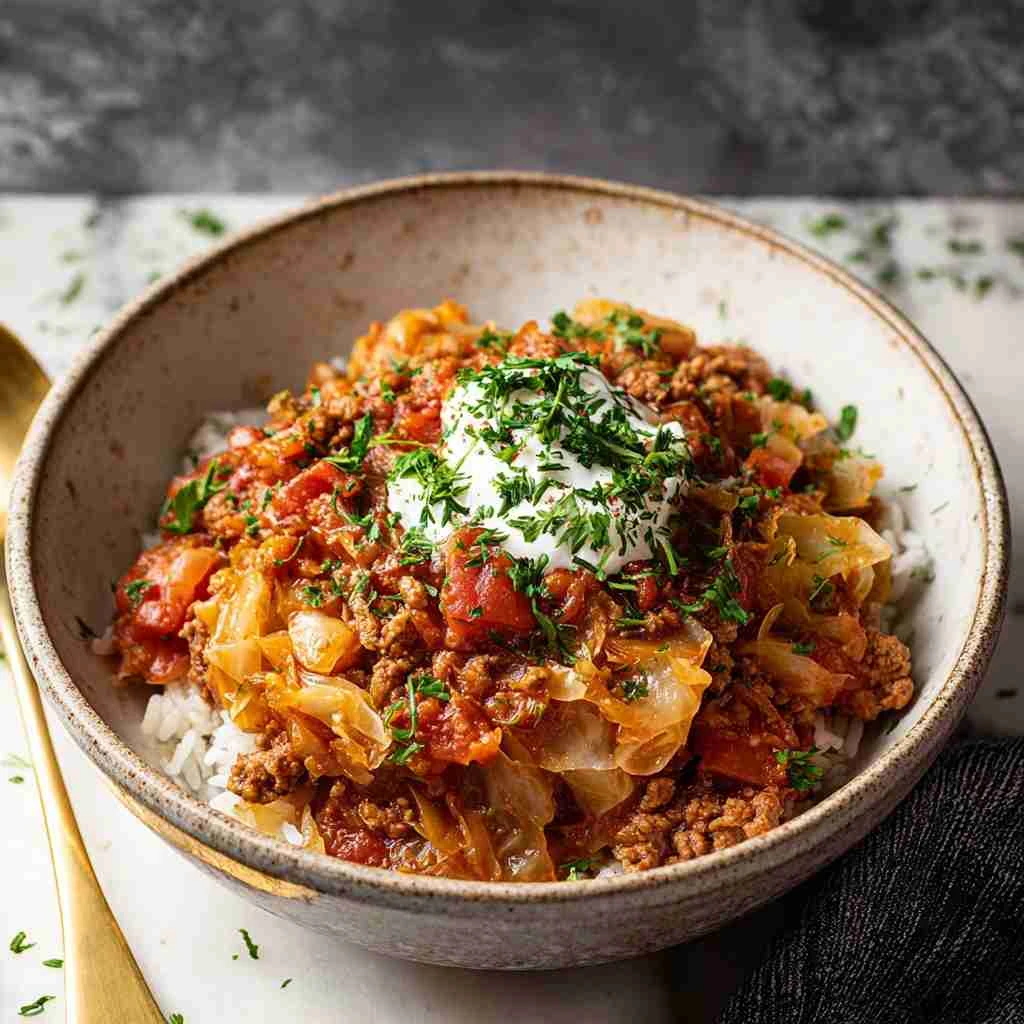 Unstuffed Cabbage Rolls