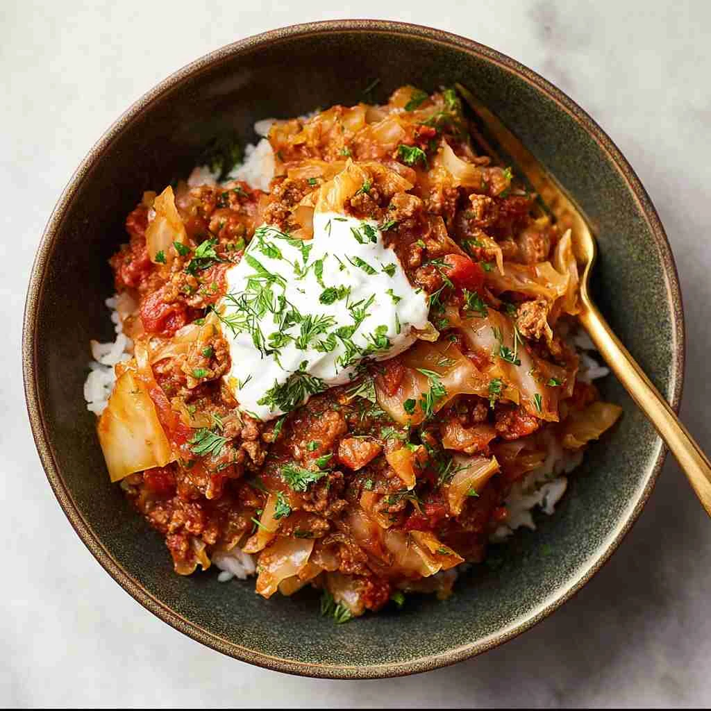 Unstuffed Cabbage Rolls
