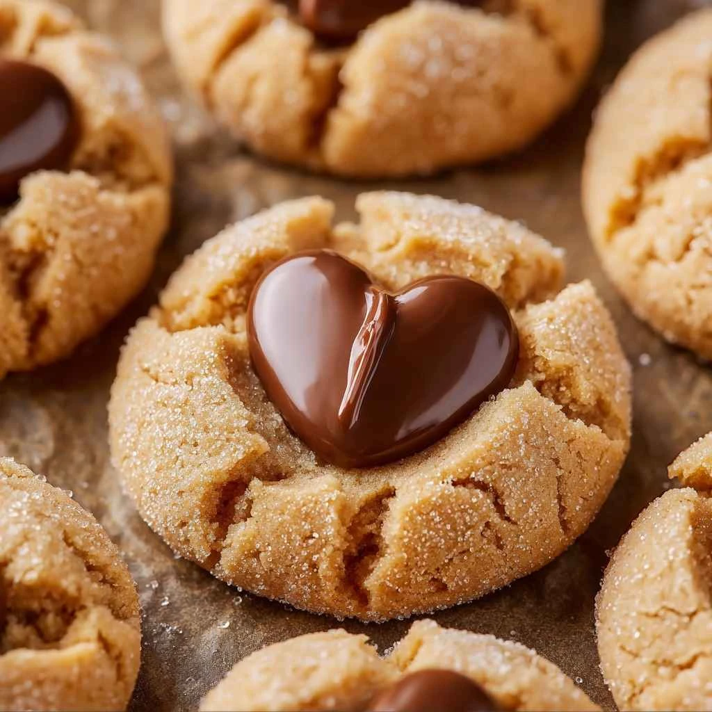 Valentine Peanut Butter Blossoms Sweet Treat Your Loved