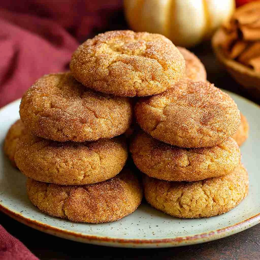 Vegan Pumpkin Snickerdoodles