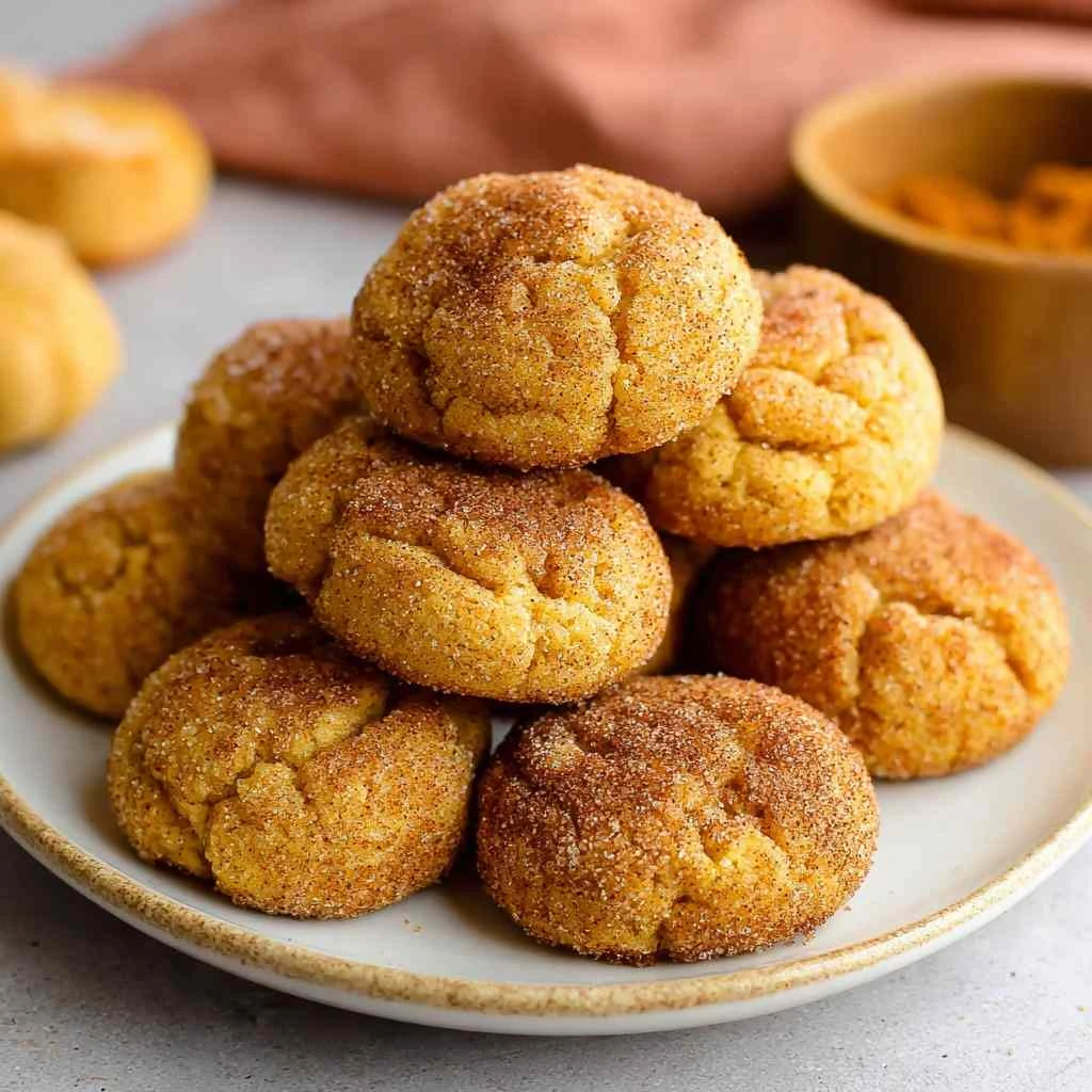 Vegan Pumpkin Snickerdoodles