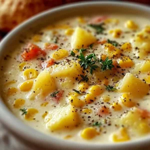 Warm Up with Slow Cooker Amish Corn Chowder Delight