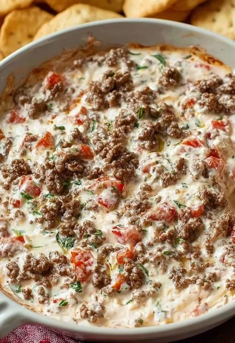 Ingredient Cream Cheese Sausage Dip 3ingredient Favorite