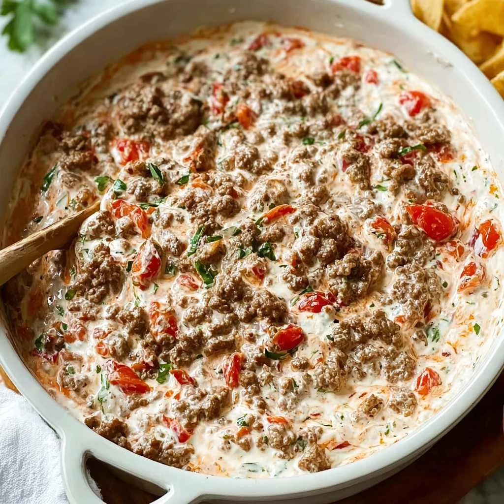 Ingredient Cream Cheese Sausage Dip 3ingredient Favorite