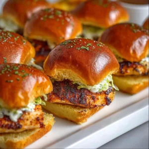 Alabama White BBQ Blackened Chicken Sliders Recipe