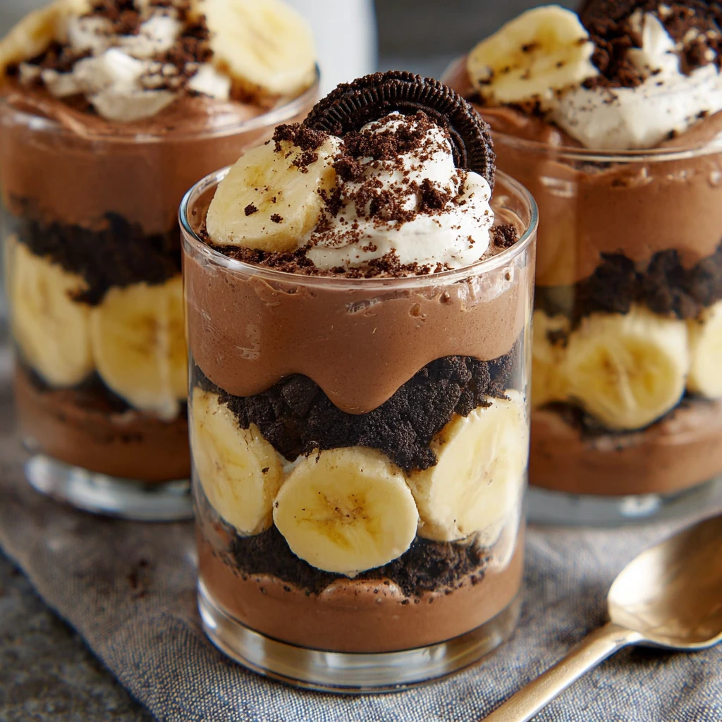 Banana Nutella Trifle