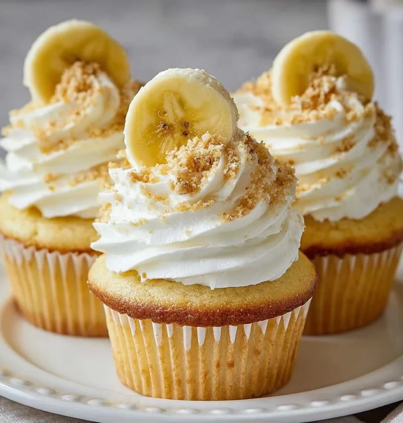 Banana Pudding Cupcakes