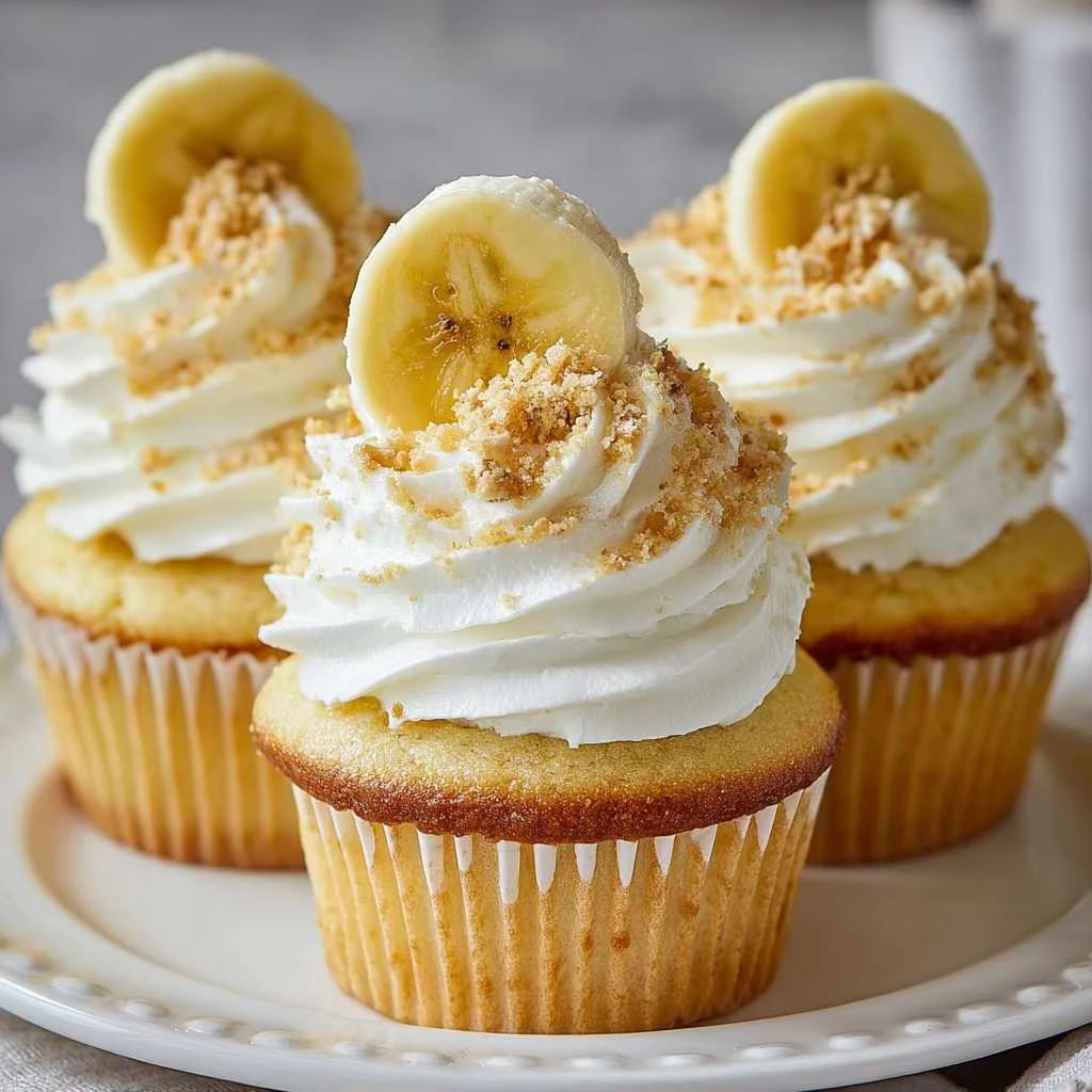 Banana Pudding Cupcakes
