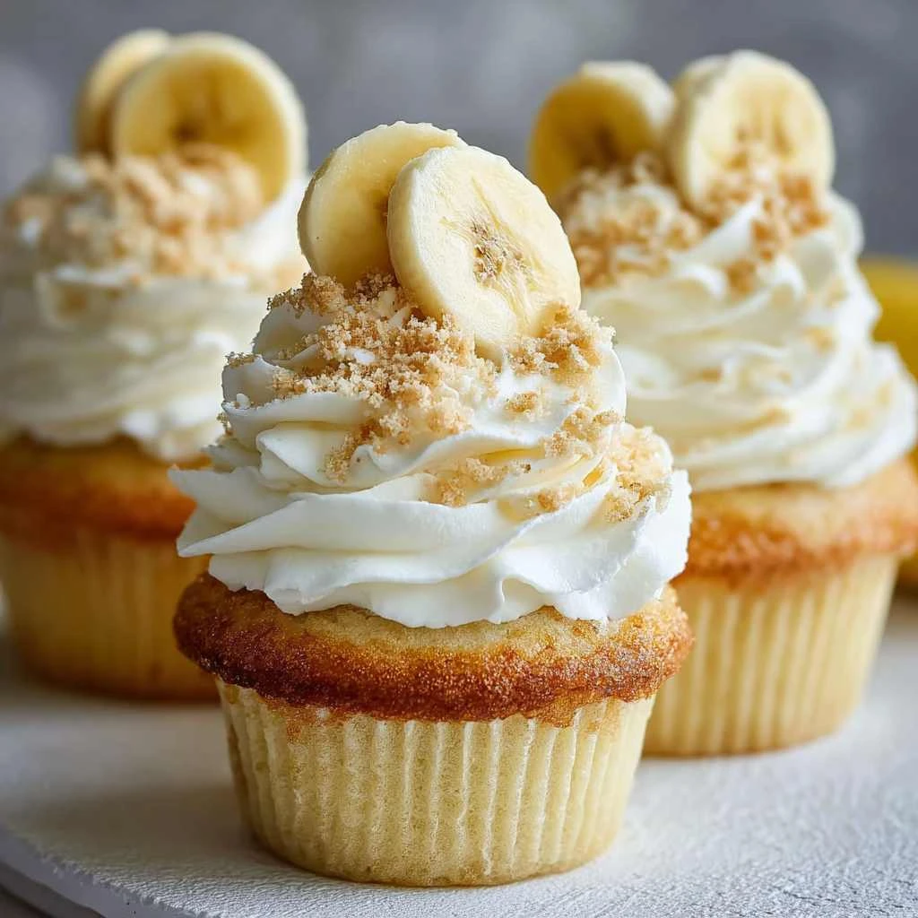 Banana Pudding Cupcakes