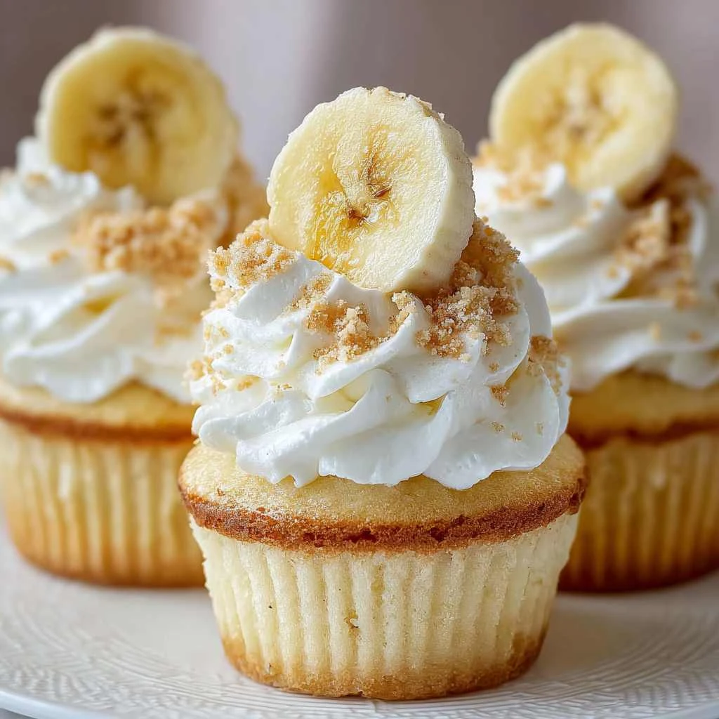 Banana Pudding Cupcakes