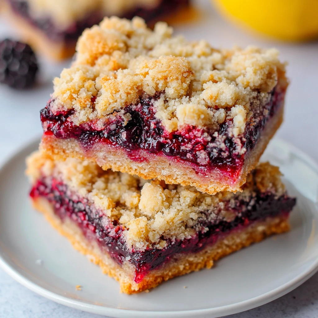 Blackberry Crumb Bars