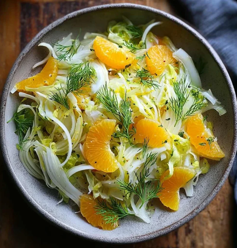 Brighten Winter Shaved Fennel Salad Clementine Vinaigrette