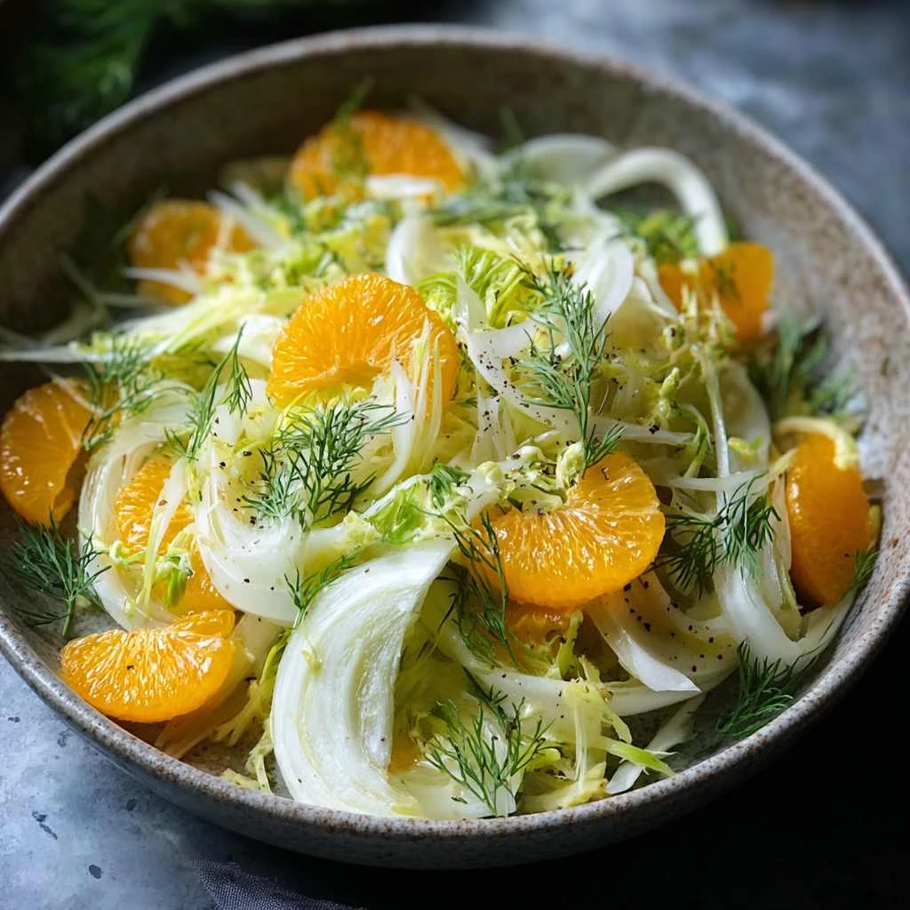 Brighten Winter Shaved Fennel Salad Clementine Vinaigrette