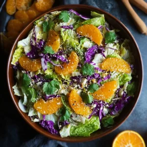 Brighten Your Day with Sesame Orange Napa Cabbage Salad