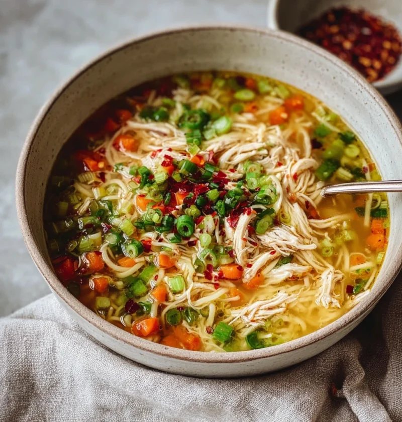 Classic Ginger Garlic Chicken Noodle Soup Goto Cozy