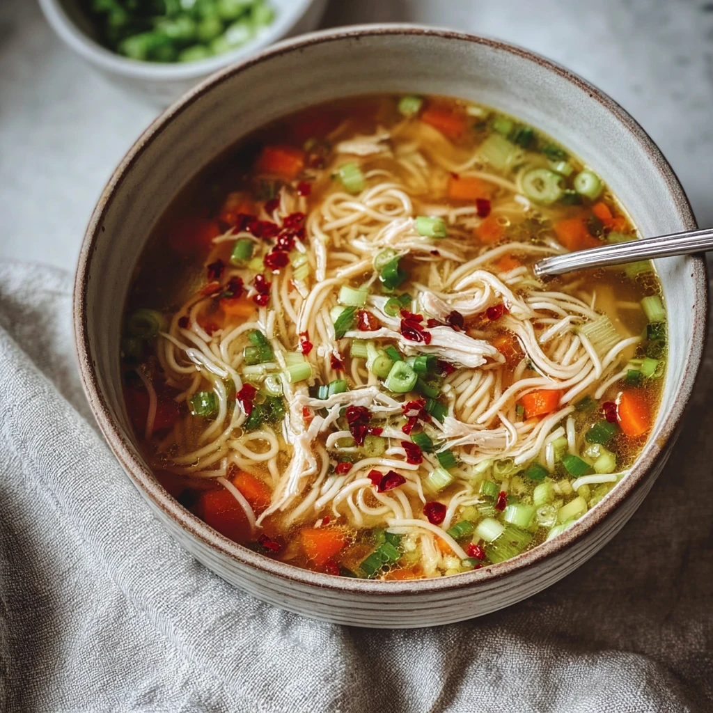 Classic Ginger Garlic Chicken Noodle Soup Goto Cozy