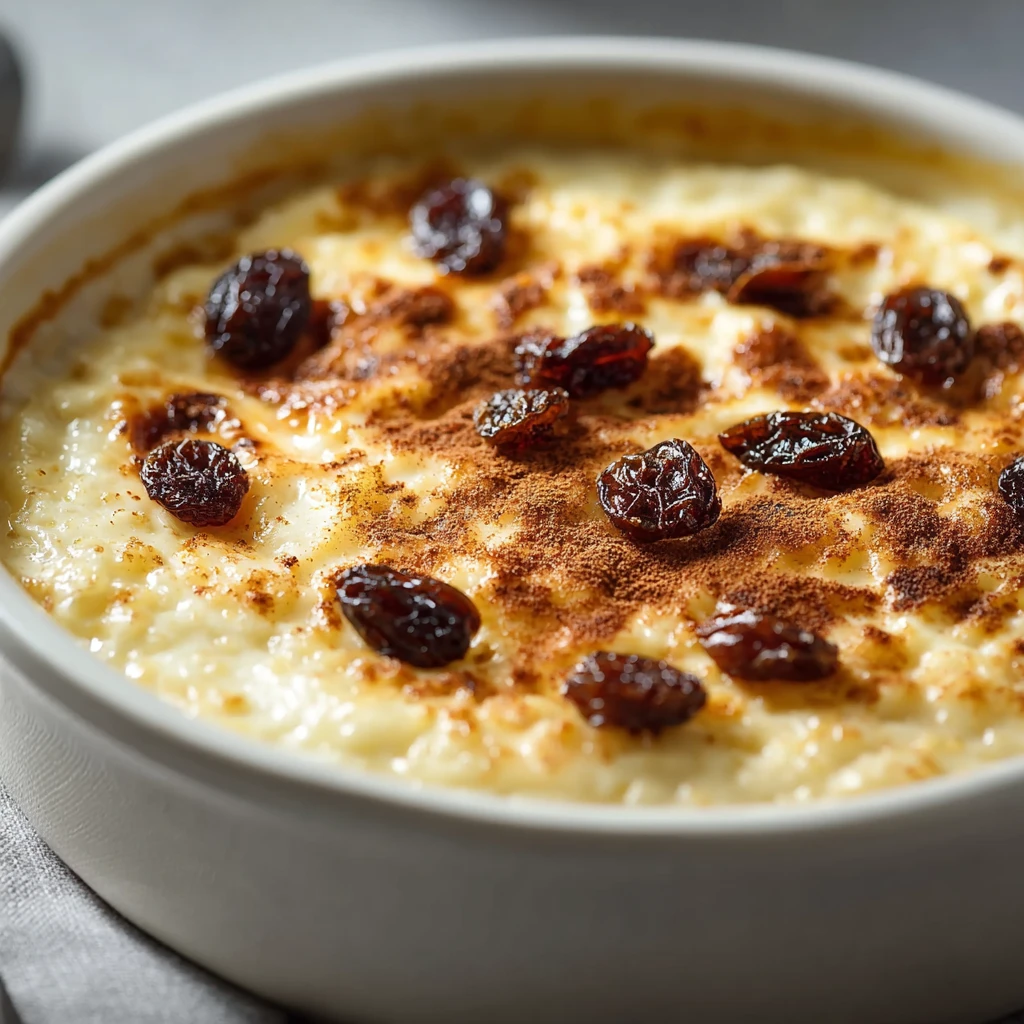 Condensed Milk Baked Rice Pudding: Creamy & Easy Dessert
