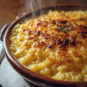 Cozy Cheesy Rice Bake